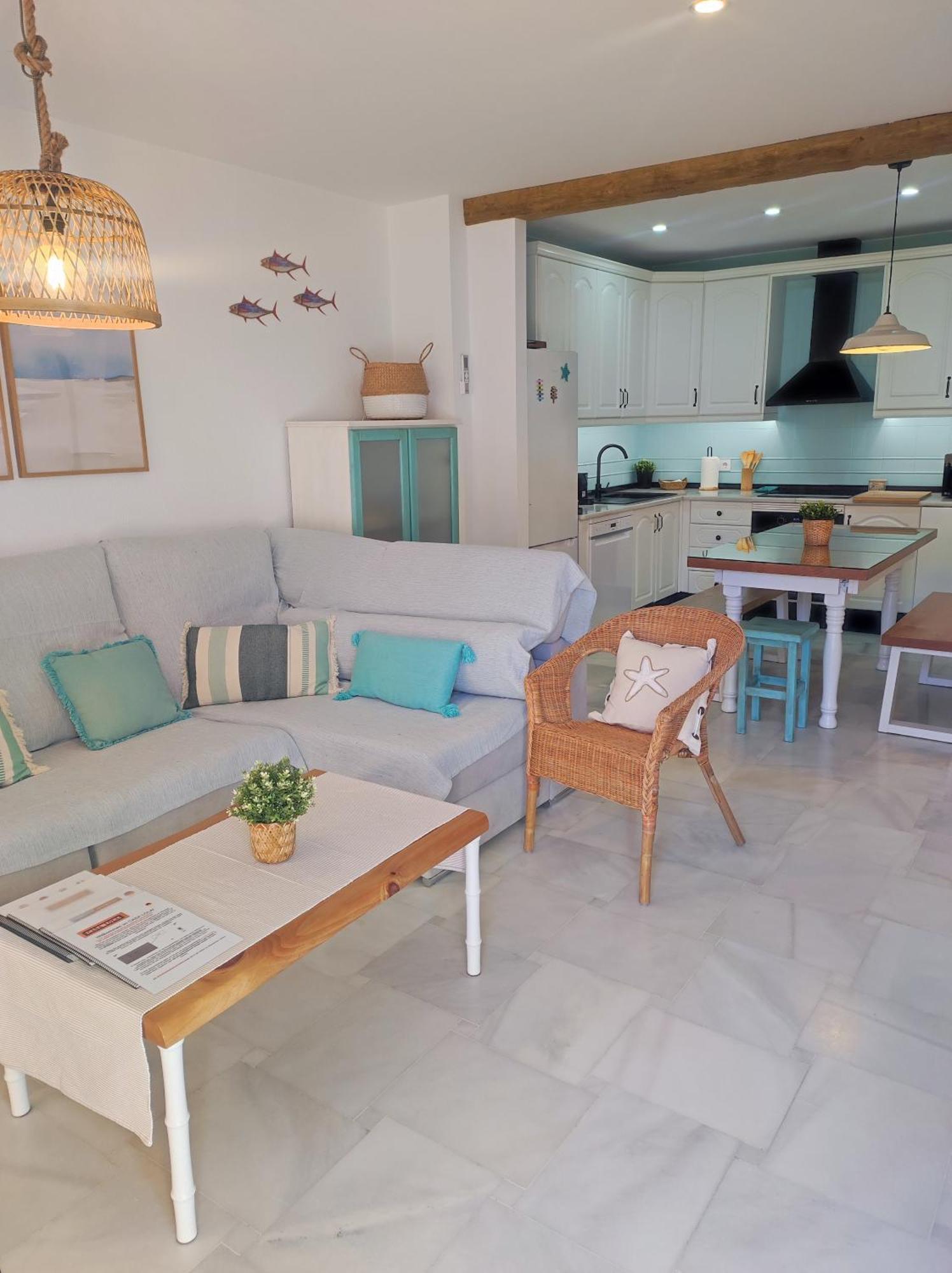 Villa Casa Lola Conil, Azotea Al Mar Y Parking Solo Familias O Parejas Conil De La Frontera Exterior foto